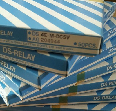 Relais PCB NAIS DS4E-S-DC5V - 4PDT, 5VDC, 2A, Lot De 2 Pièces Neuf