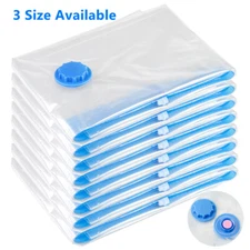 10 Pack Large Space Saver Bags Vacuum Seal Storage Bag Organizer Zip Travel Bag