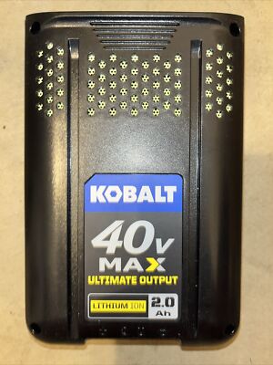 Ah 40 Volt Kobalt Battery And Charger Kobalt 40V Gen Lithium-Ion