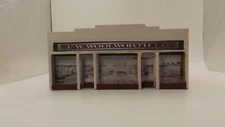 H.O. Scale F.W. Woolworth mid century building Laser Cut Kit. LB#54
