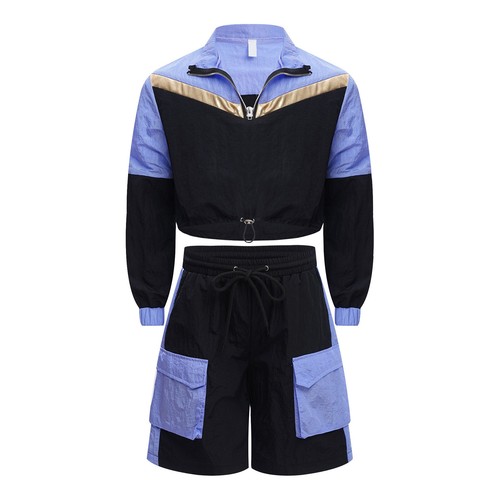 Kids Girls Coat And Shorts Carnival Jacket With Bottoms Fun Sweatsuit Play Jazz - Picture 13 of 68