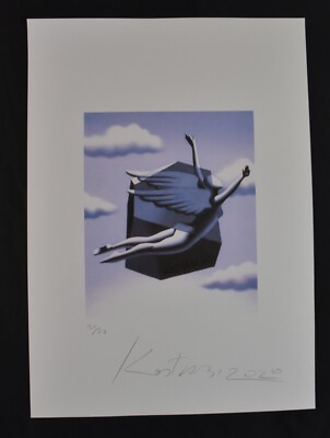 MARK KOSTABI Limited Art Print 30/50 hand signed, 2020, 27'' x  20''