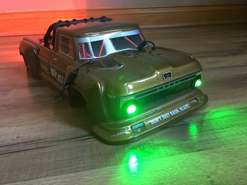 ARRMA INFRACTION Felony LED HD Light Kit Only  Headlights & Tail lights -HD2G2R 
