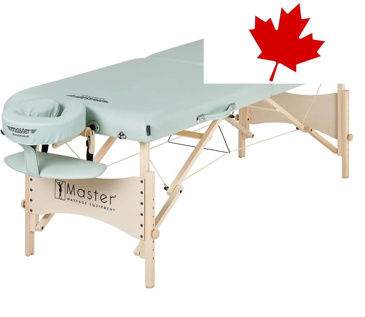 Paradise Pro Portable Massage Table Package in Lily Green 28 inch