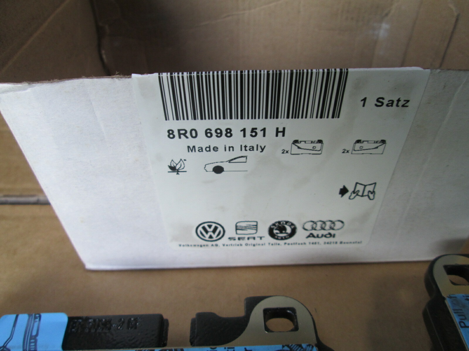 New Genuine Audi Q5 2013 2017 Front Brake Pads PR 1LP 8R0698151H