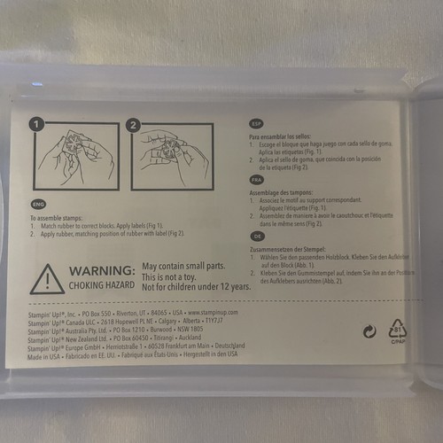 Stampin up! Montiertes Gummistempelset: Banner Geplänkel - Bild 3 von 4