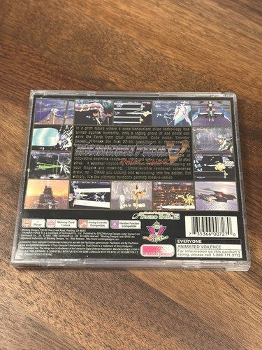 Thunder Force V: Perfect System (Sony PlayStation 1, 1998) CIB, etichetta nera, CE - Foto 3 di 17