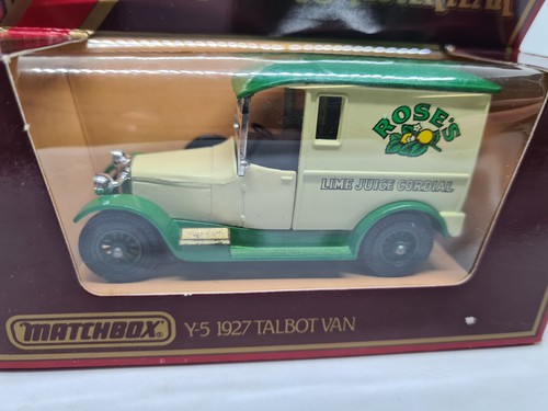 matchbox models of yesteryear Y-5 1927 Talbot Van Roses Lime Juice Cordial New - Picture 2 of 7