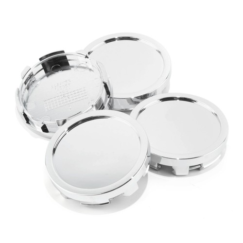 4Pcs 59mm(2 5/16in) Auto Rims Center Caps Chrome for Tire Wheel Caps Decorations - Picture 5 of 7