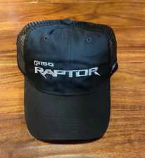 New Ford F150 Raptor Black Embroidered Baseball-Style Adjustable Hat