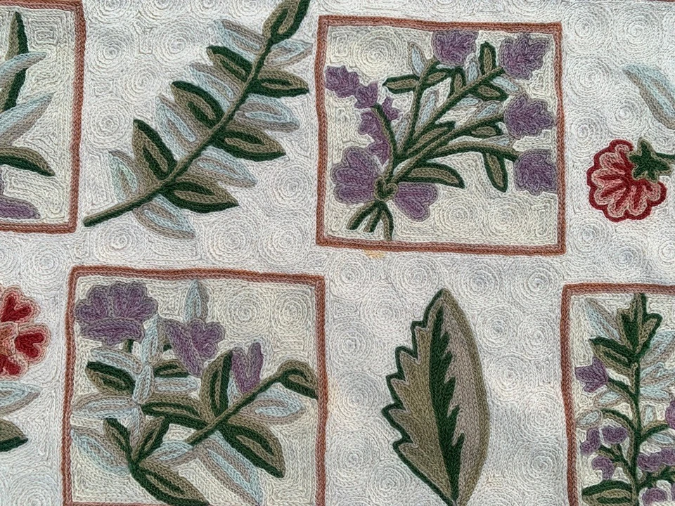 Impresionante alfombra vintage estilo francés Aubusson punta de aguja 3x5 pies envío gratuito Foto 4 de 4