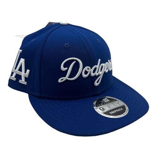 New Era FELT x Los Angeles Dodgers Butterfly 9FIFTY Snapback Hat Cap Blue - OSFM