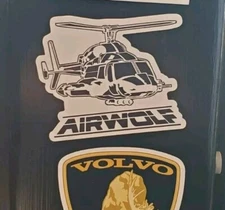 AIRWOLF HELICOPTER 🚁 MAGNET 🧲 WORLDWIDE 🌐 SHIPPING  Vintage 1980s 