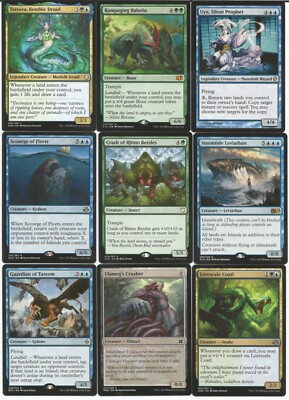mtg druid commander deck Commander- Tatyova, Benthic Druid EDH 100 Card MTG Deck- RTP-Many RARES