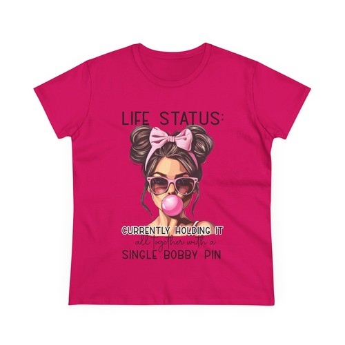 Camiseta Bubblegum Girl Peso Medio Linda Gráfica Algodón Camiseta para Mujer Moda Regalo - Imagen 2 de 33