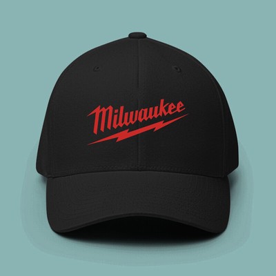 Milwaukee Tool Addicts Logo Print Cap Baseball Hat for Unisex Adults