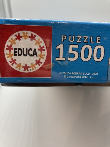 NIB Educa Puzzle The World Map with Flags 1500 Piece Jigsaw Puzzle Sealed - Picture 6 of 12