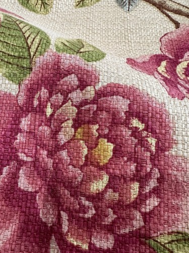 OSCAR DE LA RENTA King DUVET Cover Set Crimson Garden shabby chic country - Picture 4 of 16