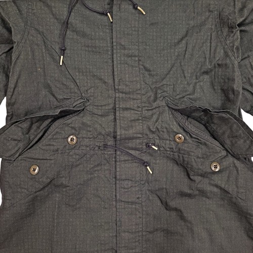 Fishtail Parka Original US Night Desert Camo Army Surplus Vintage Dyed Long Coat - Picture 6 of 8