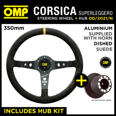 RENAULT CLIO MK2 ALL 98-06 OMP CORSICA SUPERLEGGERO STEERING WHEEL & HUB COMBO