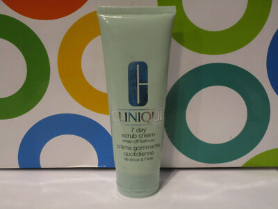 CLINIQUE ~ 7 DAY SCRUB CREAM RINSE OFF FORMULA ~ 3.4 OZ NO BOX