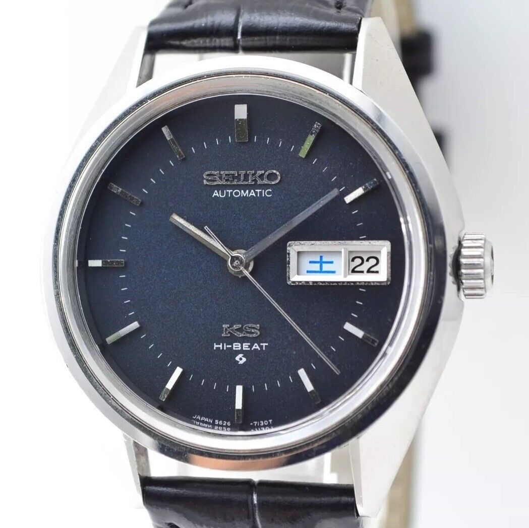 SEIKO King Seiko Hi-Beat Medallion 56KS 5626-7110 blue SEIKO King Seiko Hi-Beat Medallion 56KS 5626-7110 blue