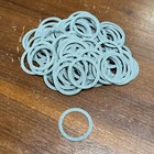 100 NOS Blotter Paper Rings/Gaskets Simplex 3 Tier Player Piano 1"OD, .010"Thick