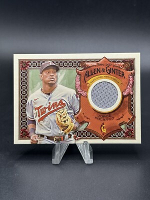 2022  Topps Allen & Ginter #AGRA-JP Jorge Polanco Relics Patch - Minnesota Twins