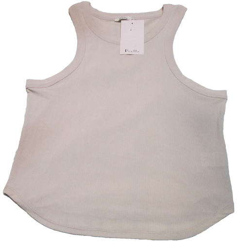 Pielle Damen Geripptes Tanktop und 2 Höschen Set-Gr. L-Beige-Neu mit Etikett-Schlaf/Lounge Set - Bild 5 von 12
