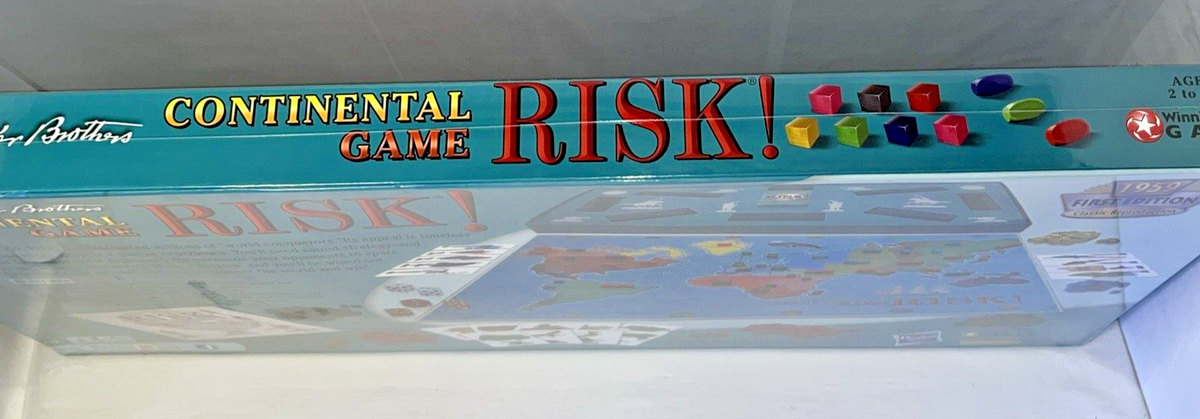Jeu De Société Risk Continental Édition 1959 - Reproduction Parker Brothers Neuve