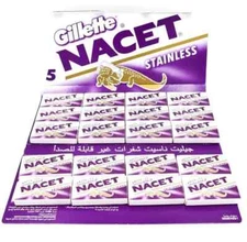 1000 X Double Edge Razor Blades Gilette NACET Stainless Russia Men's Razors