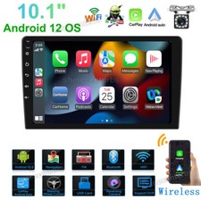Android 12 Double Din 10.1" Car Stereo Apple CarPlay Auto Radio GPS Navi WiFi FM