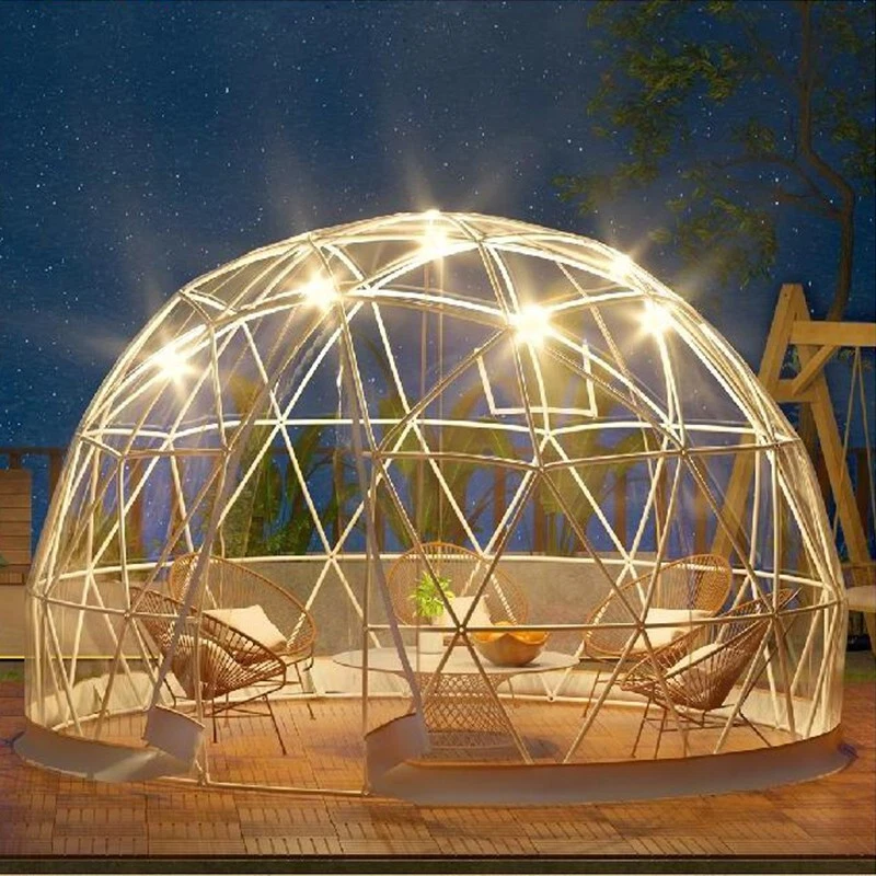 3.6M TPU Transparent Bubble Dome Tent Outdoor Event Party Camping PVC Igloo Tent - Image 2 of 4