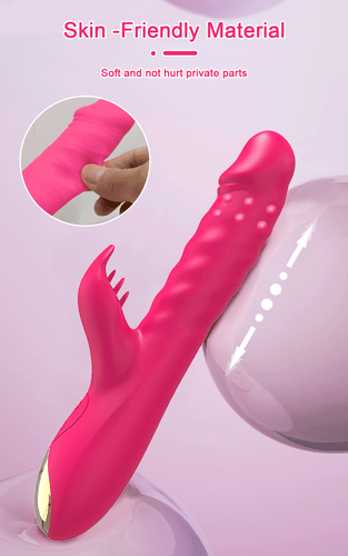Rabbit Vibratoren für Frauen Stoßfunktion Sex Spielzeug Dildo Klitoris G-punkt - Bild 10 von 11