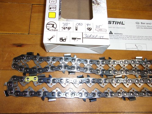 Stihl 25" 36RSLF Full Chisel Skip Tooth Chain OEM 3/8 .063" 84 DL 36-RSLF GM-7P1 - Picture 2 of 3