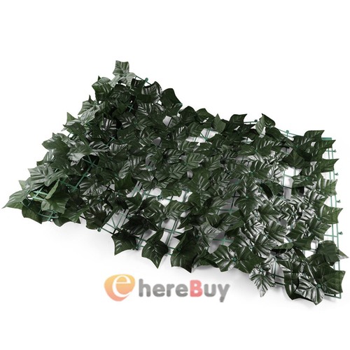 Faux Ivy Privacy Fence Screen Artificial Leaves Hedge Panel Outdoor Garden Decor - Picture 9 of 30