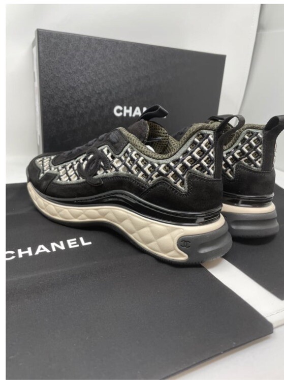 Chanel Sneakers 21C G37126 Size 38 NIB womens | eBay