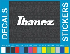 This decal/sticker is compatible with Ibanez Guitars and others 9"