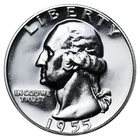 GEM PROOF 1955 Washington SILVER Quarter ULTRA NICE COIN!