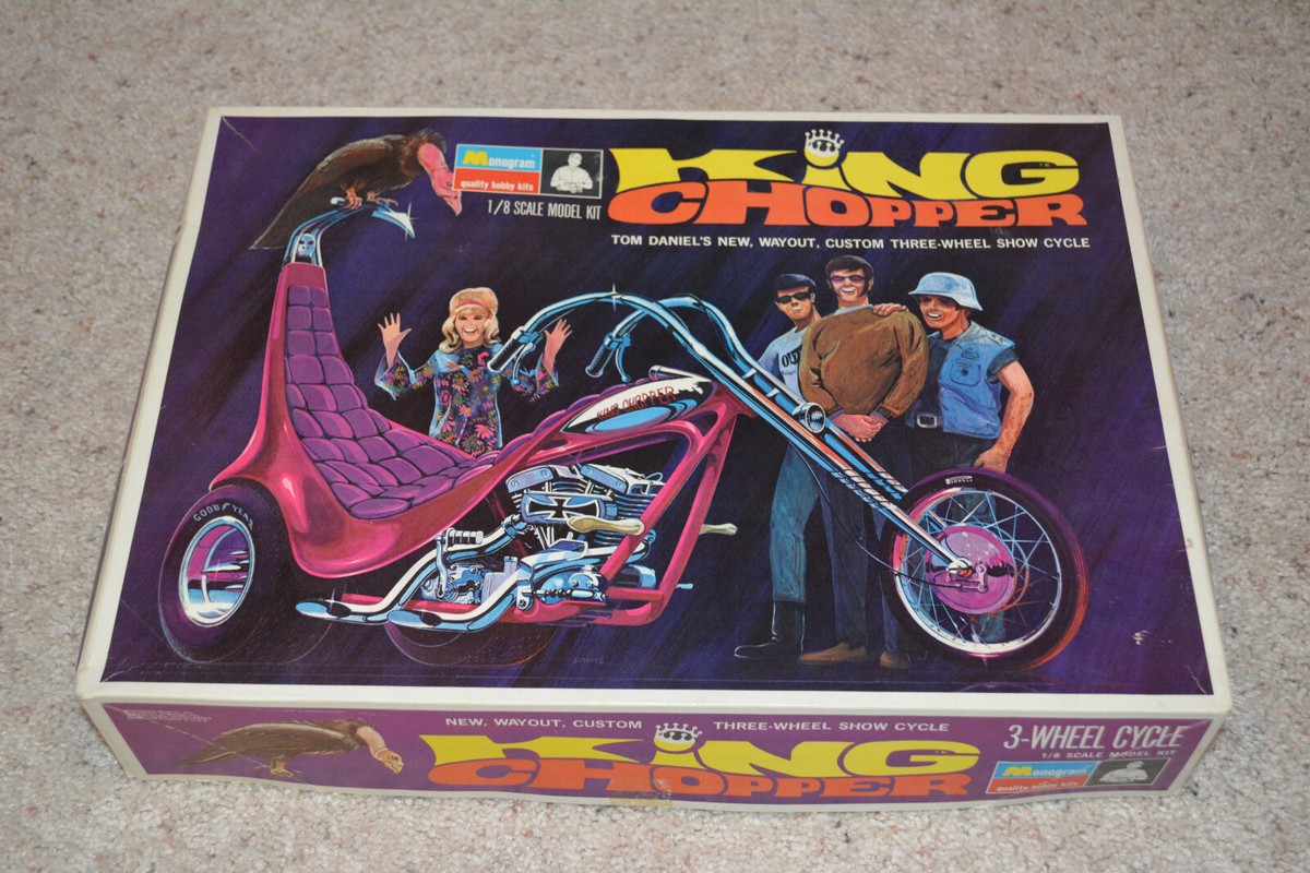 RARE VINTAGE 1969 MONOGRAM TOM DANIEL'S 1/8 KING CHOPPER TRIKE