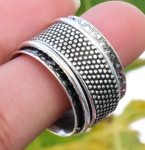 silver challa ring design