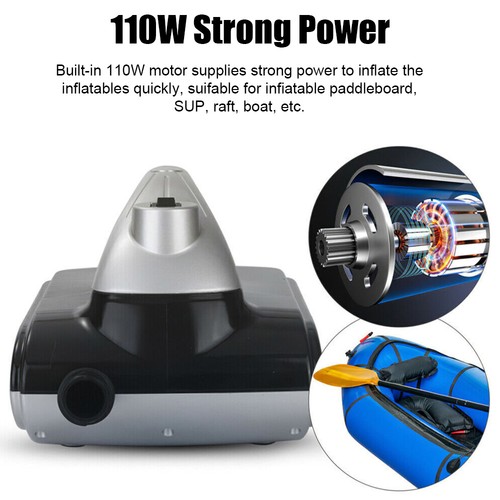 Electric Air Pump Inflator 6 Nozzle 20PSI Air Blower for SUP Airbed Paddle Board - Picture 3 of 14