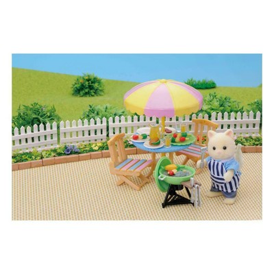 sylvanian families garden barbecue set