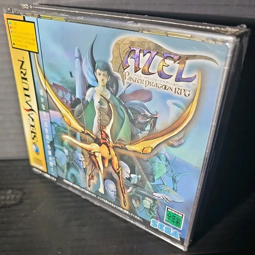 SEGA Saturn 🪐 Panzer Dragoon Saga Azel 💿 VG/VG+ US SELLER (seal damage) *SS16