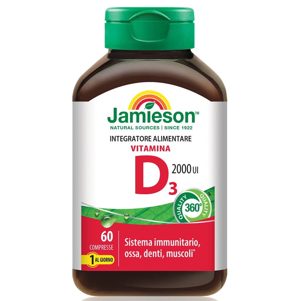JAMIESON VITAMINA D3 2000 UI 60 CPR