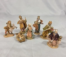 The Three Kings Jesus Mary 5" Fontanini Roman Italy Heirloom Nativity 8 Pc Set