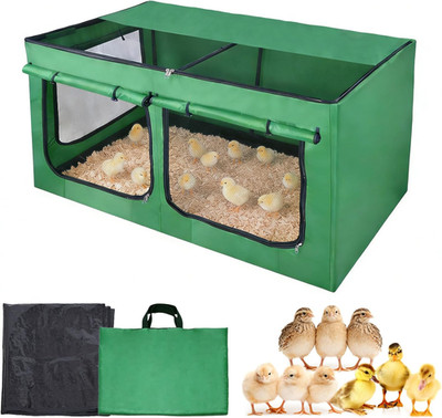 Brooder Box for Chicks, Chicken Run Large Chick Starter Kit Portable Brooding Pe