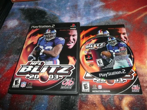 NFL Blitz 20-03 (Sony PlayStation 2, 2002). PS2. Complete. Football 2003