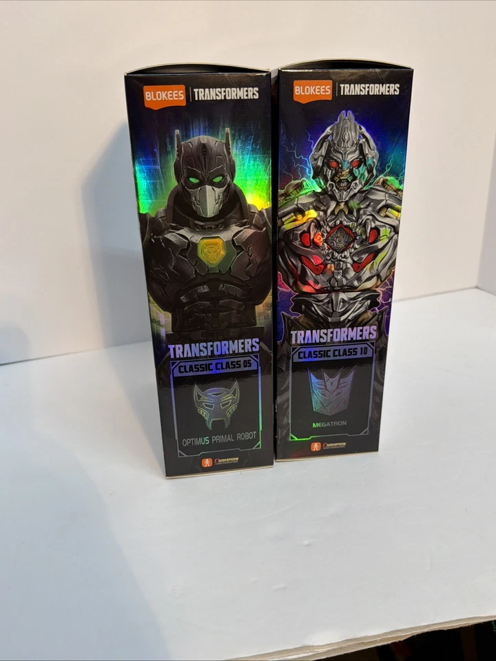 Blokees Transformers Class 5 Optimus Primal Robot Class 10 Megatron Lot Of 2 - Image 3 of 4