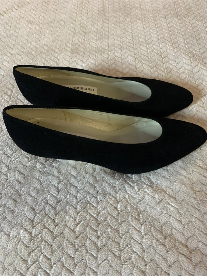 New Liz Claiborne Black Velvet Pumps￼￼ - Image 3 of 3